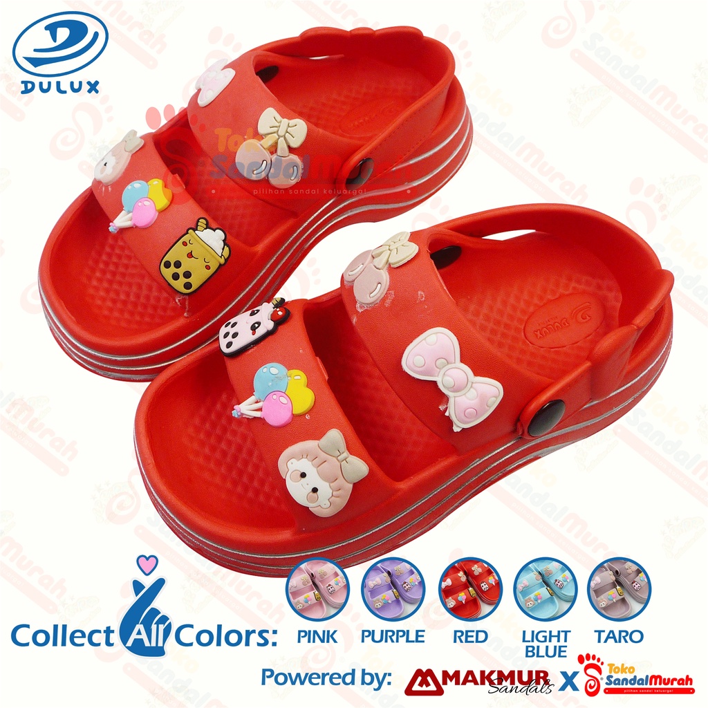 Toko Sendal Murah - Sandal FUJI Slop Anak Perempuan  Uk 30 - 35 / Sandal Anak Fashion Slop Tinggi / Sandal Anak Nyaman Santai/ Sandal Anak Slop Ringan / Sandal Slop EVA Anak [ Toko Sendal Murah  M 808 C ]