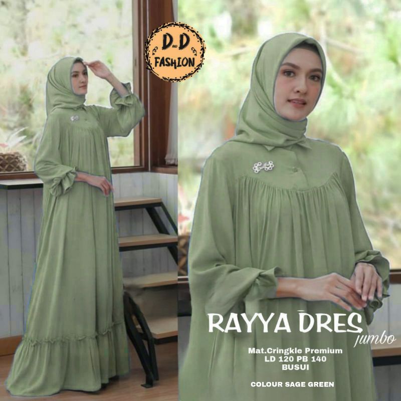 RAYA GAMIS WANITA JUMBO LD 120 CM TERBARU BY DnD