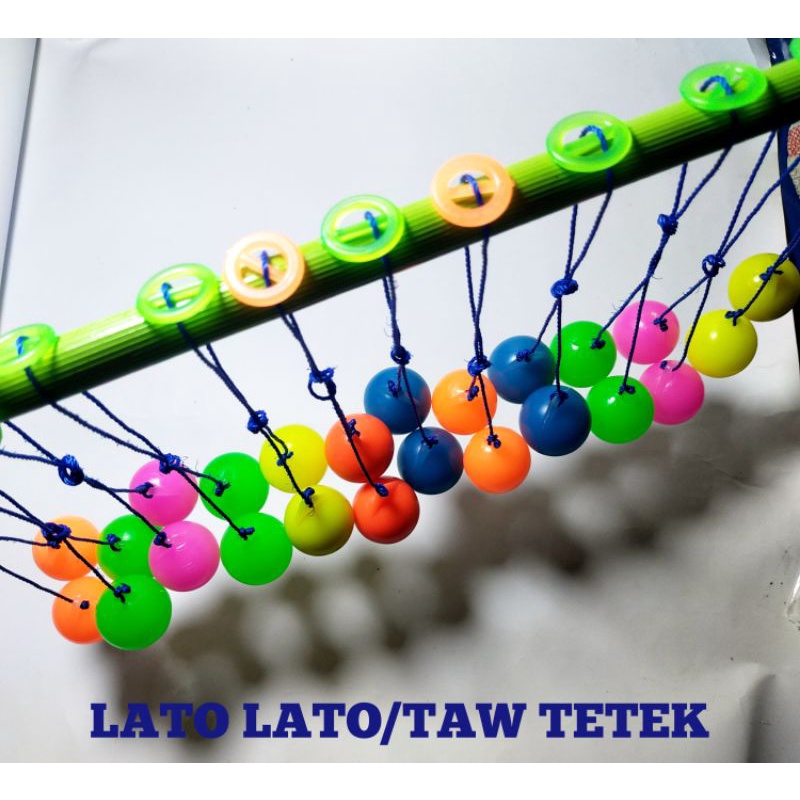 BOLA LATO LATO MAINAN ANAK BOLA LATO LATO MULTI WARNA