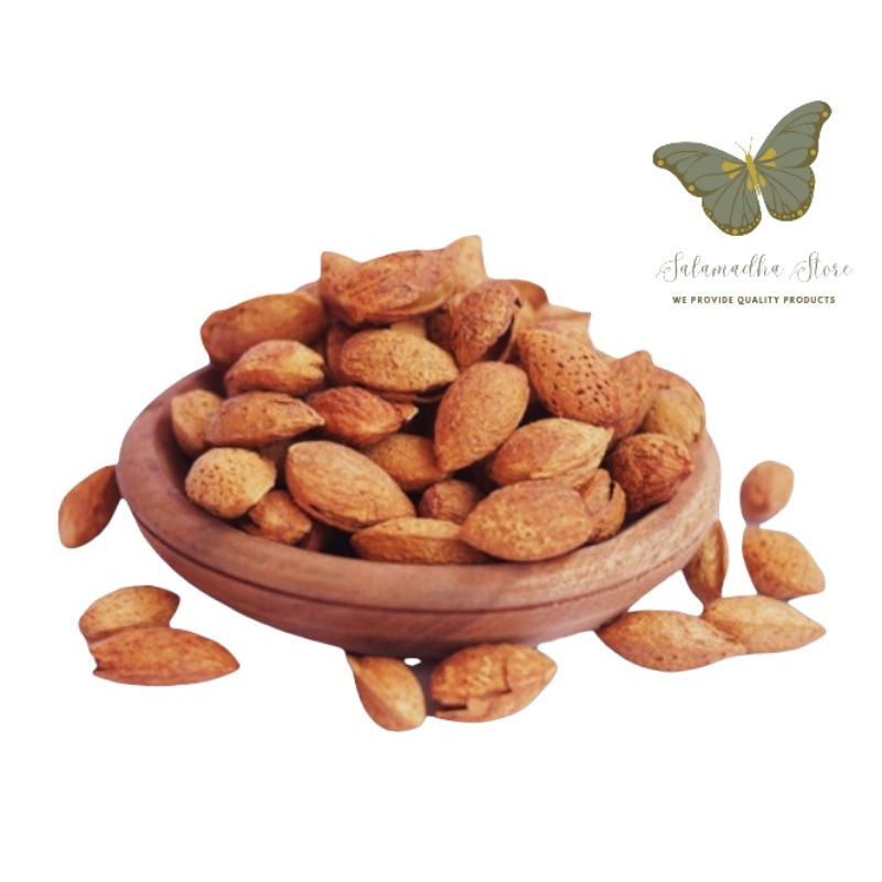 

Kacang Almond Roasted Milk 1kg 500gr / Kacang Almond Kulit