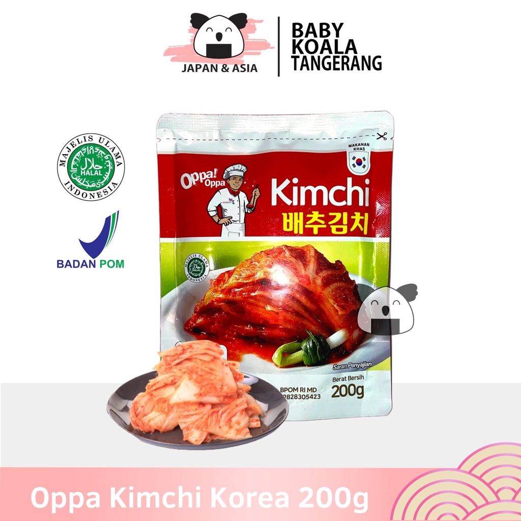 

OPPA KIMCHI Sawi Fresh 200g Halal | Kimchi Korea--