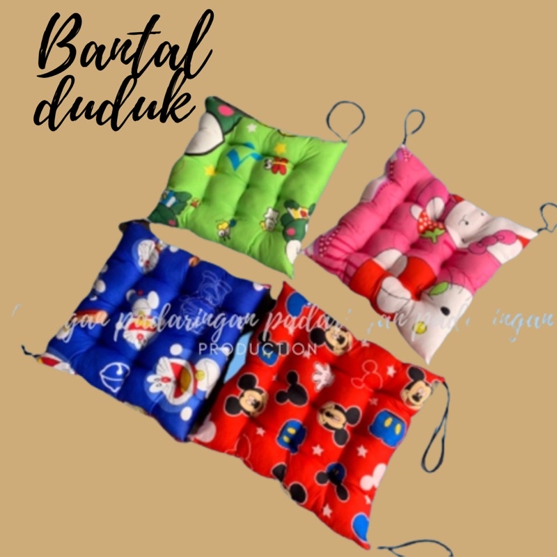 bantal duduk lesehan KARAKTER / bantal duduk kursi / alas duduk lesehan / alas duduk kursi / bantal 