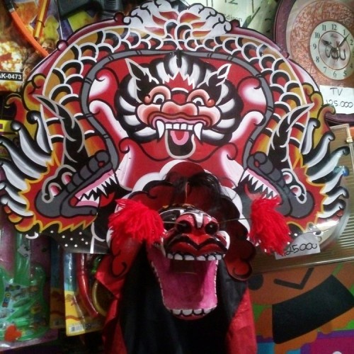 SALE BARONGAN CAPLOK KAYU BESAR - BARONGAN MAINAN ANAK TRADISIONAL