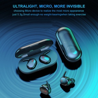 Earphone Y30 TWS Bluetooth Headset Bluetooth TWS Dengan Mikrofon 5.0 Earphone Bluetooth TWS HiFi Ste