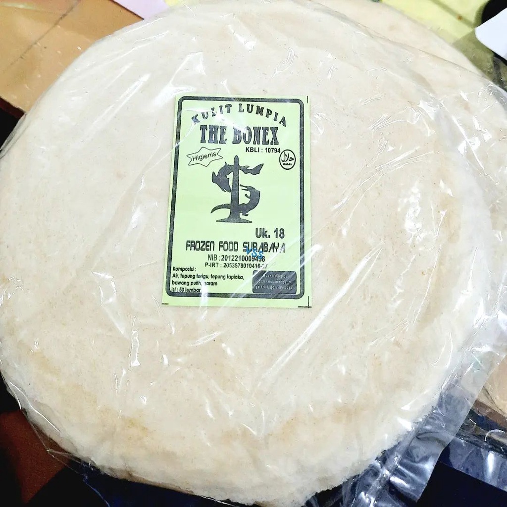 

KULIT LUMPIA THE BONEX DIAMETER 18CM