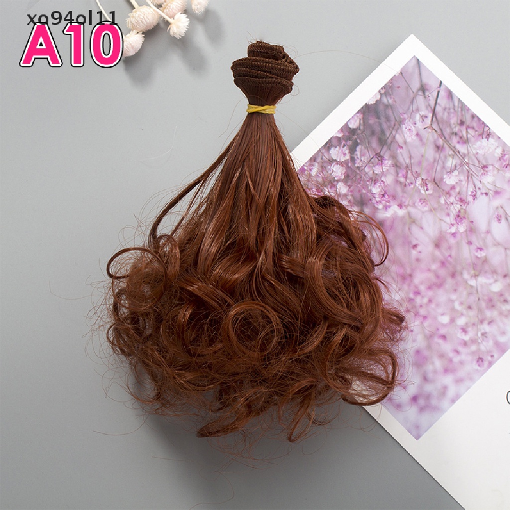 Xo 15 * 100cm BJD SD Keriting Rambut Ekstensi Untuk Boneka DIY Rambut Wig Doll Aksesoris OL