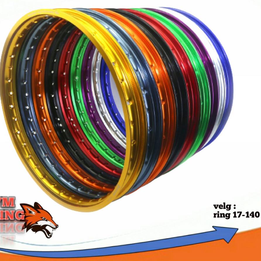 New Products  Pelek Pelak Velg Jari Ruji scarlet Ring 17 x 140 Harga 1 Biji. Not TK TDR JINFEI DFT C
