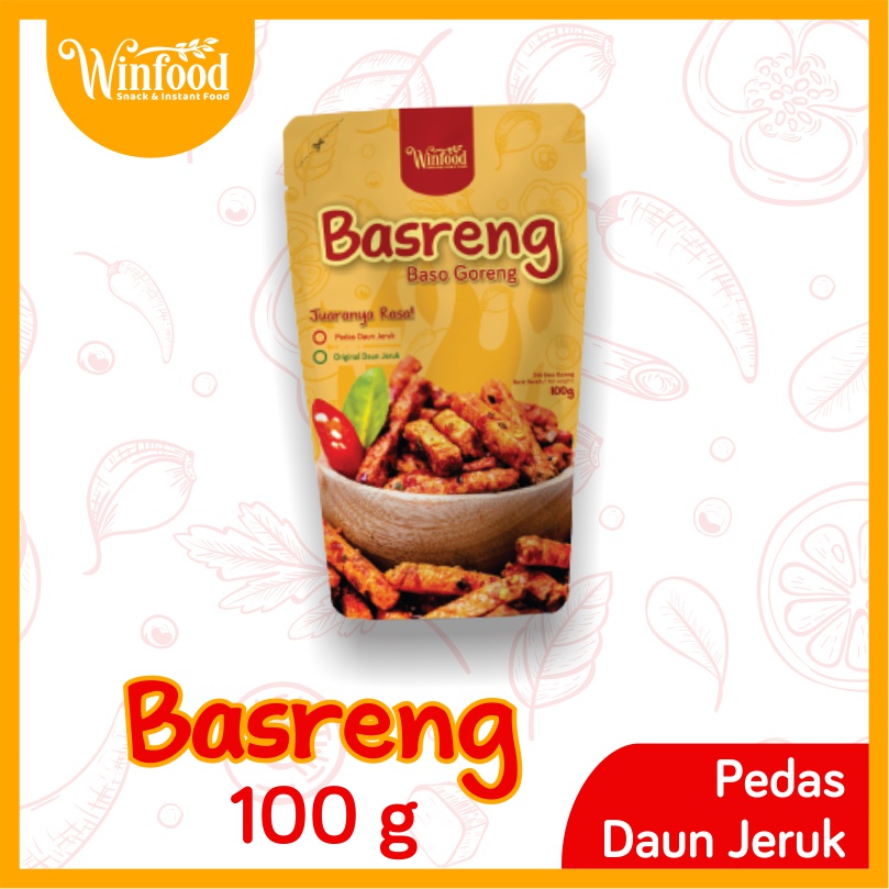 

BASRENG PEDAS DAUN JERUK 100 GR