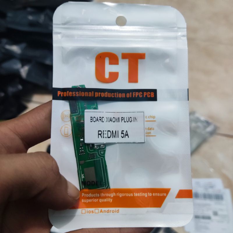 Board Charger Papan Konector Cas Plus Mic Xiaomi Redmi 5A Original