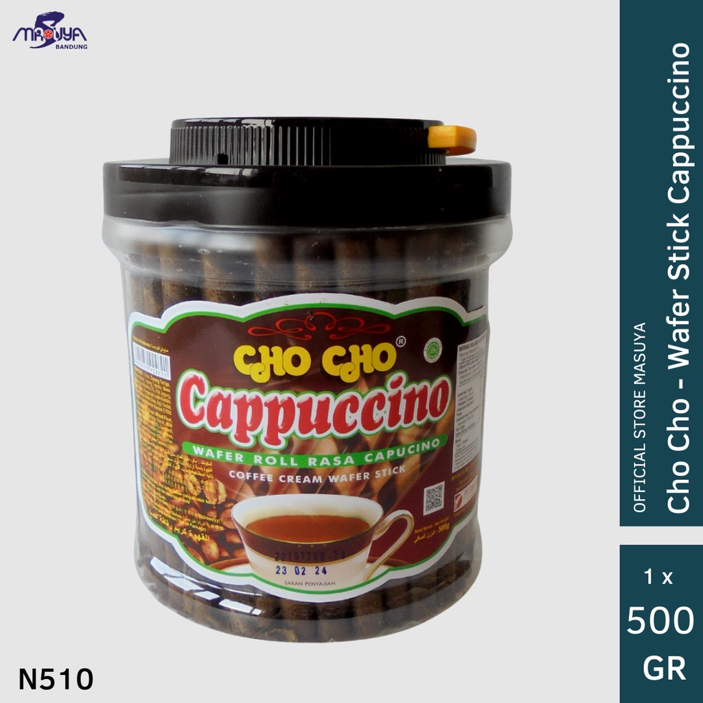 

Cho Cho Wafer Stick Cappucino Jar 500g