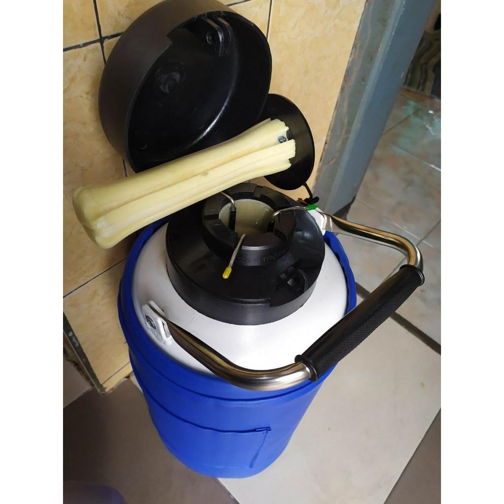 3L Yds-3 Kaliber 50 Mm Kualitas Tinggi Nitrogen Wadah Tangki Tabung Dengan Tali Liquid Nitrogen Tank
