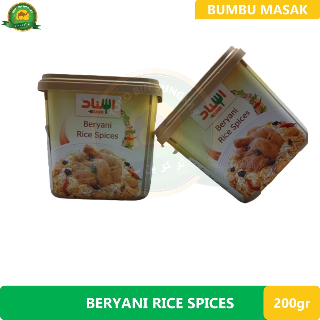 

BIRYANI Rice Spices Seasoning 200 Gram Merk Esnad Bumbu BIRYANI Nasi BIRYANI