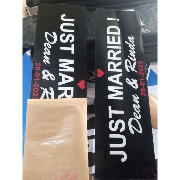 plat nomor mobil akrilik custom