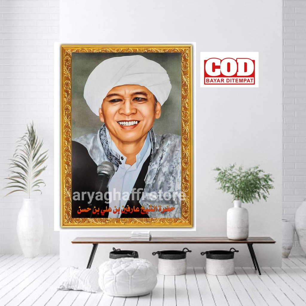 Jual Poster Bingkai Hadrastusekh Arifin Bin Ali Bin Hasan Foto