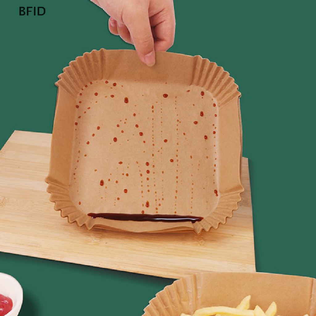 [BFID] Air Fryer Disposable Baking Paper Liner Bentuk Tray Panggangan Dapur Kertas Roti [ID]