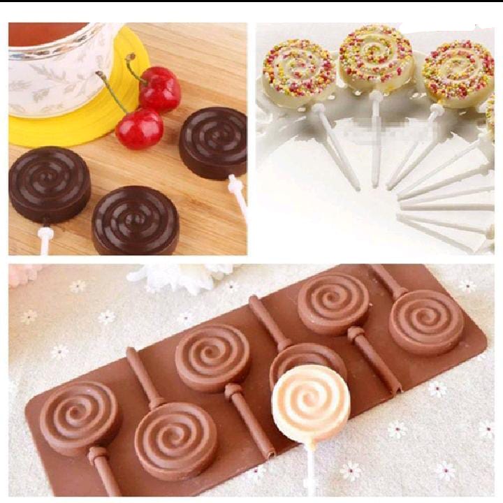 Cetakan Candy Lolipop Cetakan Coklat Permen Es Jelly Silikon Cetakan Lolipop Cetakan Kue Cetakan Bakeware Baking