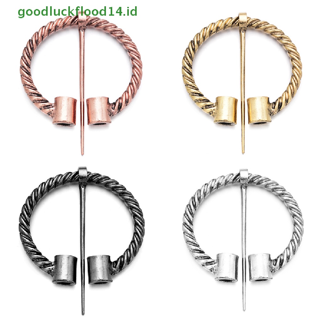 [GOOGFOUR] Viking Fashion Alloy Bros Pin Brooch Perhiasan Kostum Aksesori Untuk Wanita [TOP]