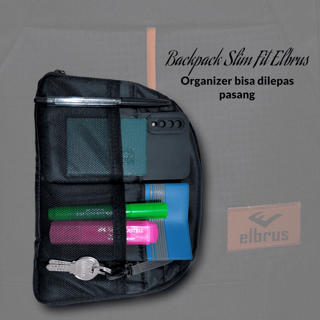 Tas Ransel Backpack Slim 10L Elbrus Alpha