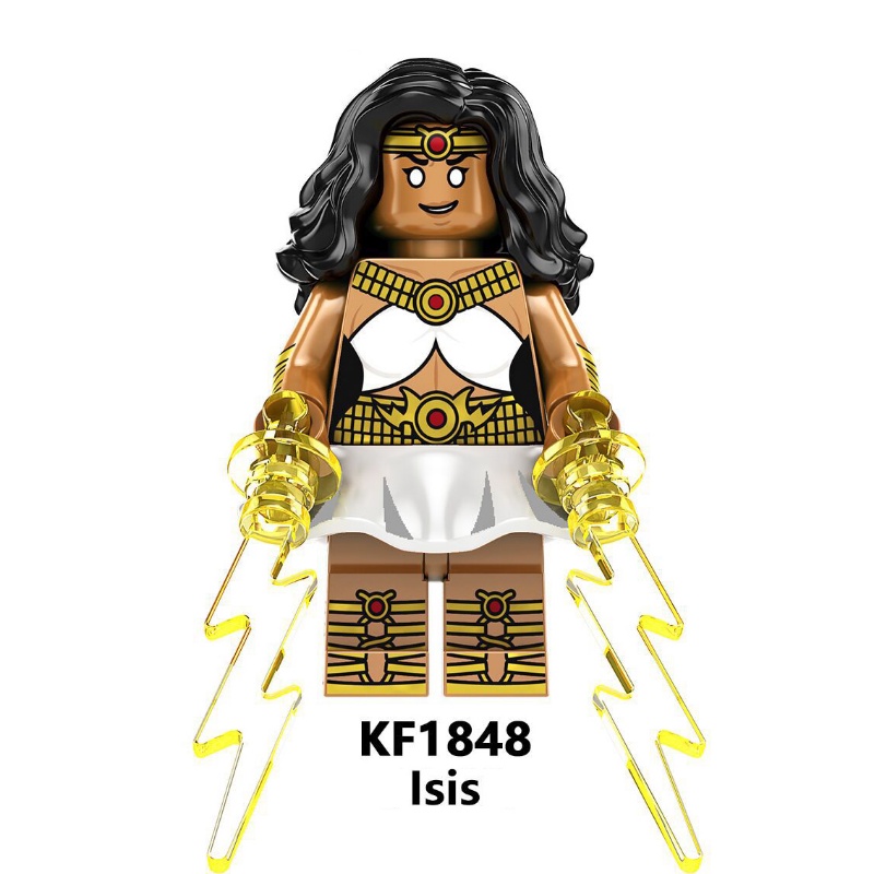 Blok Bangunan Black Adam Minifigures Rakitan Mainan Hadiah Hawkman Atom Smasher Sabbac Movie Series Angka Mini