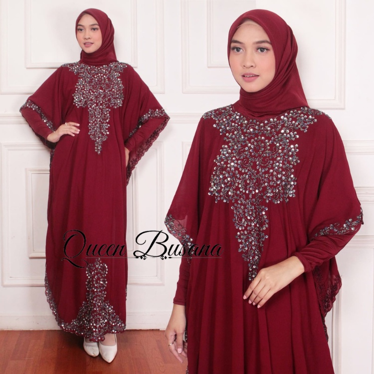 BISA COD KAFTAN CORLA FREE MANSET KAOS // KAFTAN LEBARAN 2023 // KAFTAN CERUTY BORDIR // BAJU KAFTAN