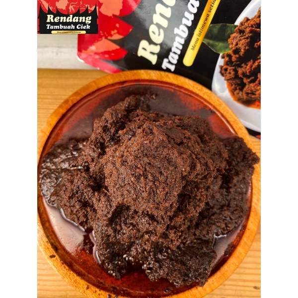 

Rendang PADANG 500 GRAM - PREMIUM 100% HALAL " Rendang Tambuah Ciek " - RENDANG DAGING SAPI - RANDANG URANG TANJUANG