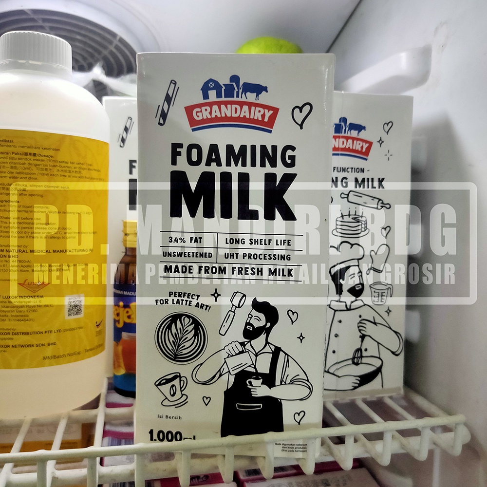 

GRANDAIRY FOAMING MILK UHT 1 L