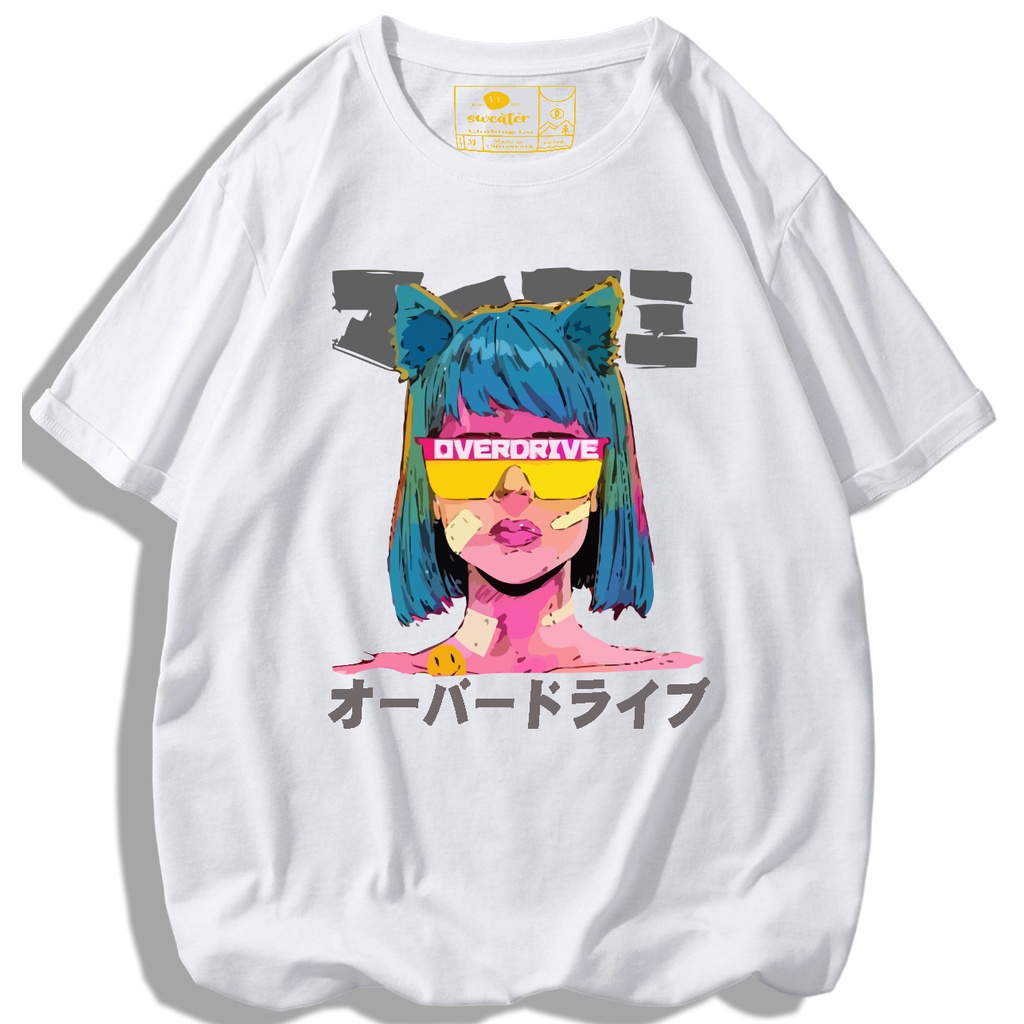 T-Shirt Oversize Over Kaos 24s Catoon