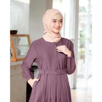 Model Gamis Terbaru 2023 Hitam Polos Simpel Modern Remaja Dress Eticha Wanita Muslim Pesta Elegan Mewah Kekinian Shopee GGN