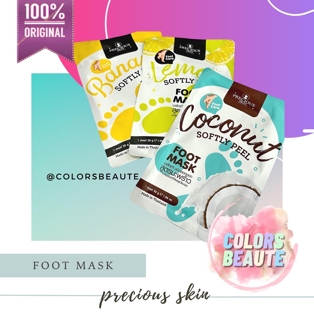 Precious Skin Foot Mask / masker kaki / masker penghilang bau kaki , penghilang kulit kasar telapak kaki