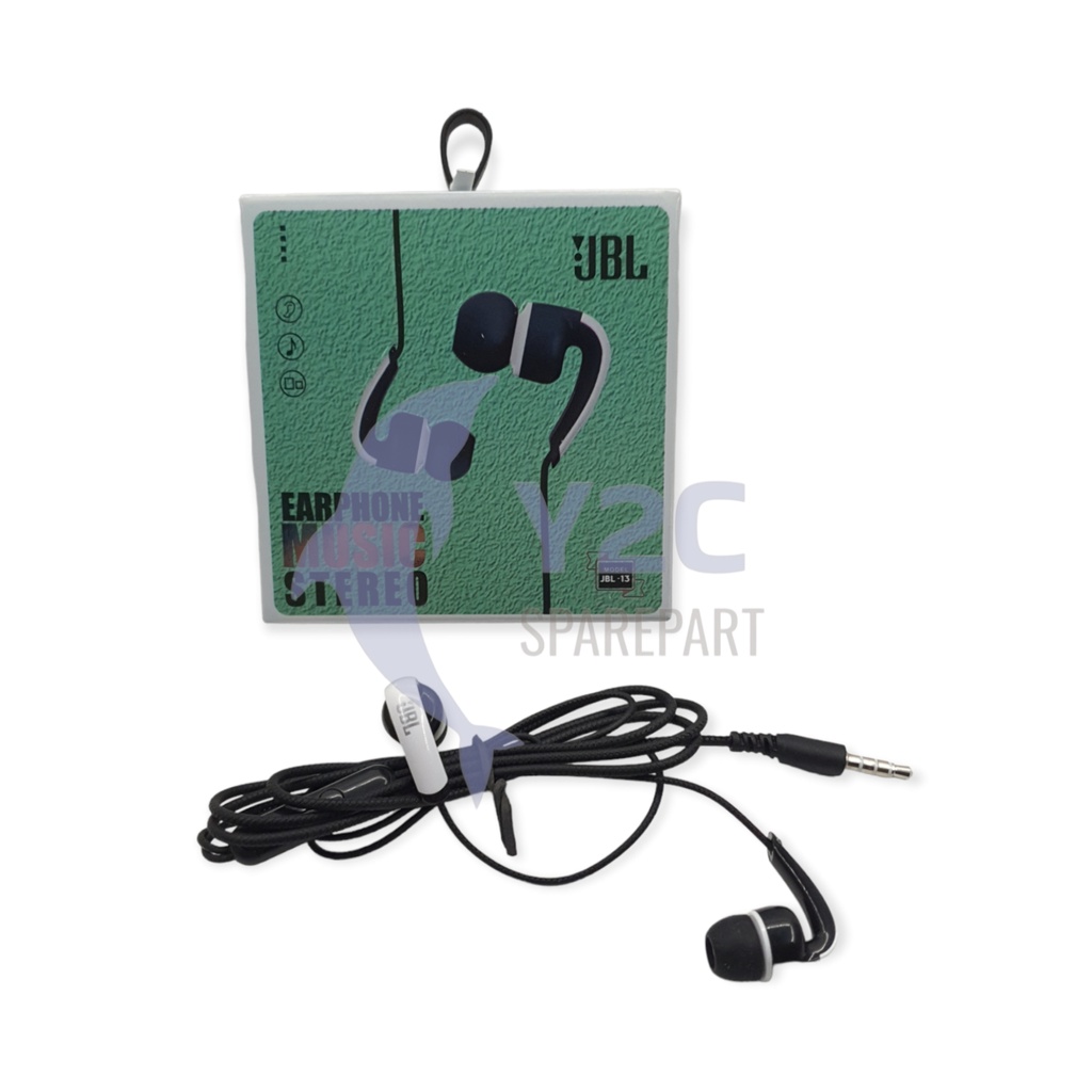 HANDSFREE EARPHONE JBL-13 MEGA BASS / HEADSET HEADPHONE MACARONE