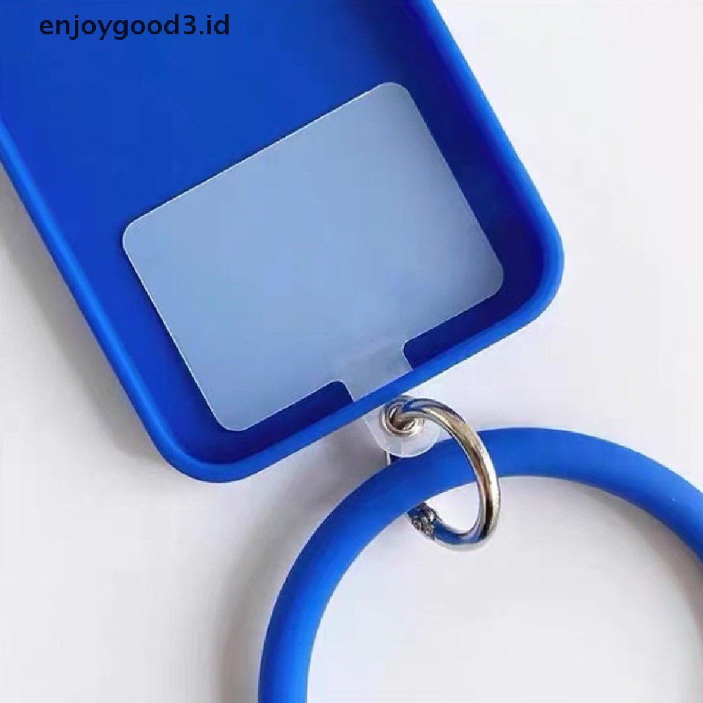 [Rready Stock] Universal Handphone Gantung Cincin Lanyard Tali Anti Hilang Gantungan Kunci Silikon (ID)