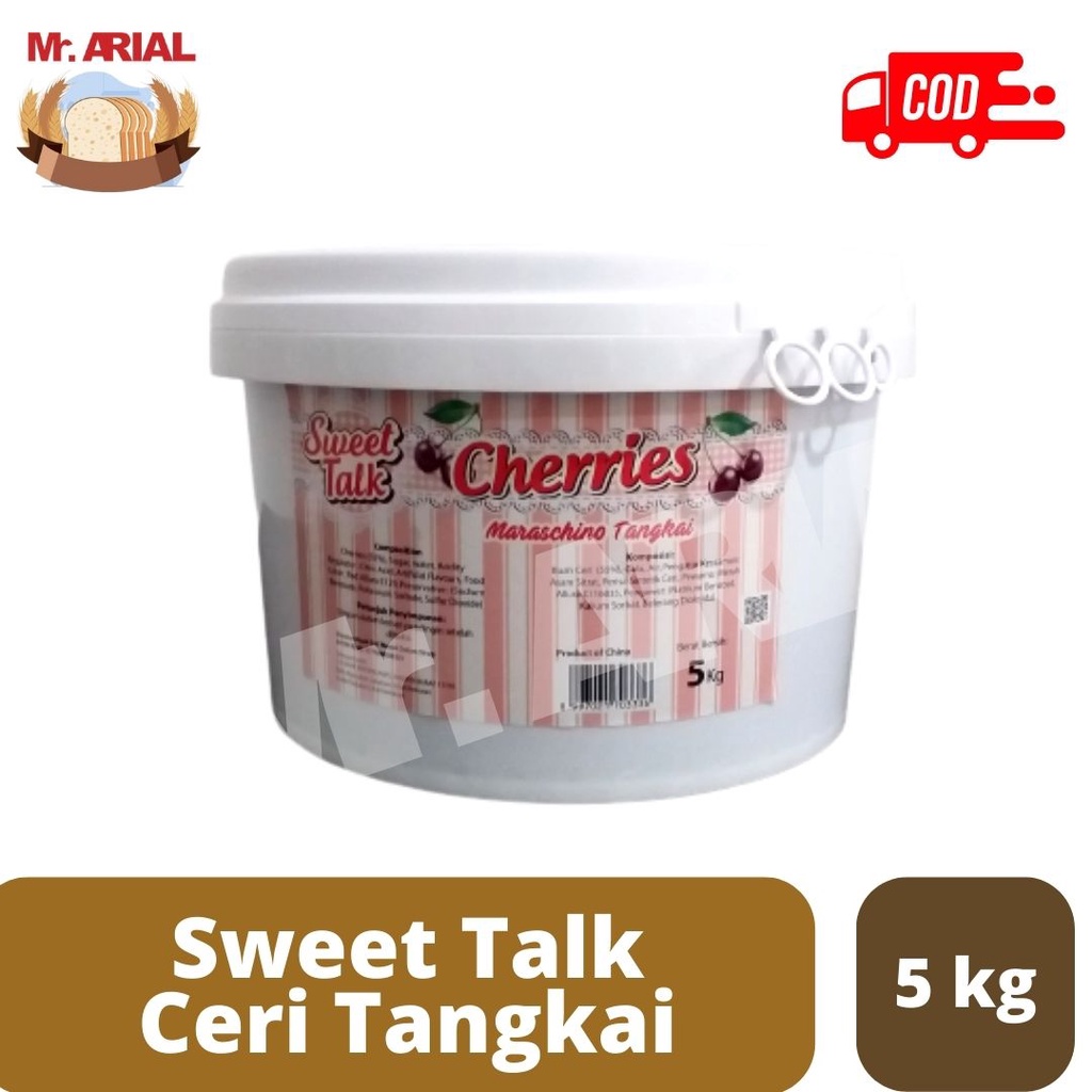 

SWEET TALK Cherries / Red Cherry Maraschino Tangkai / Buah Ceri Tangkai @5kg / Red Cherry Maraschino Tangkai FWI