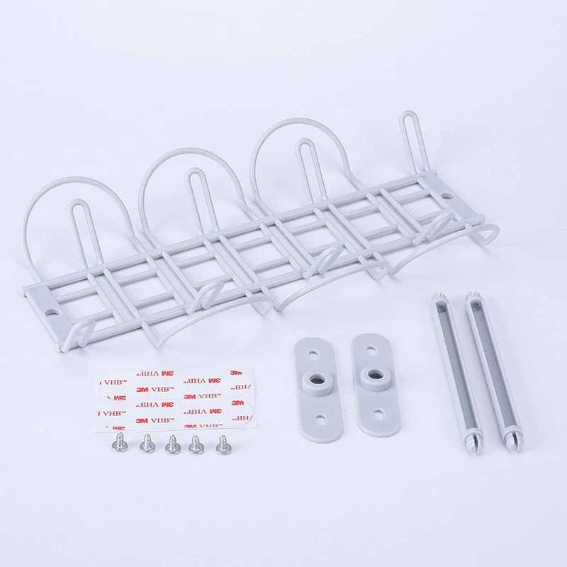 COD Rak Gantung Bawah Meja ABS Under Table Storage Cable Organizer - WMT22