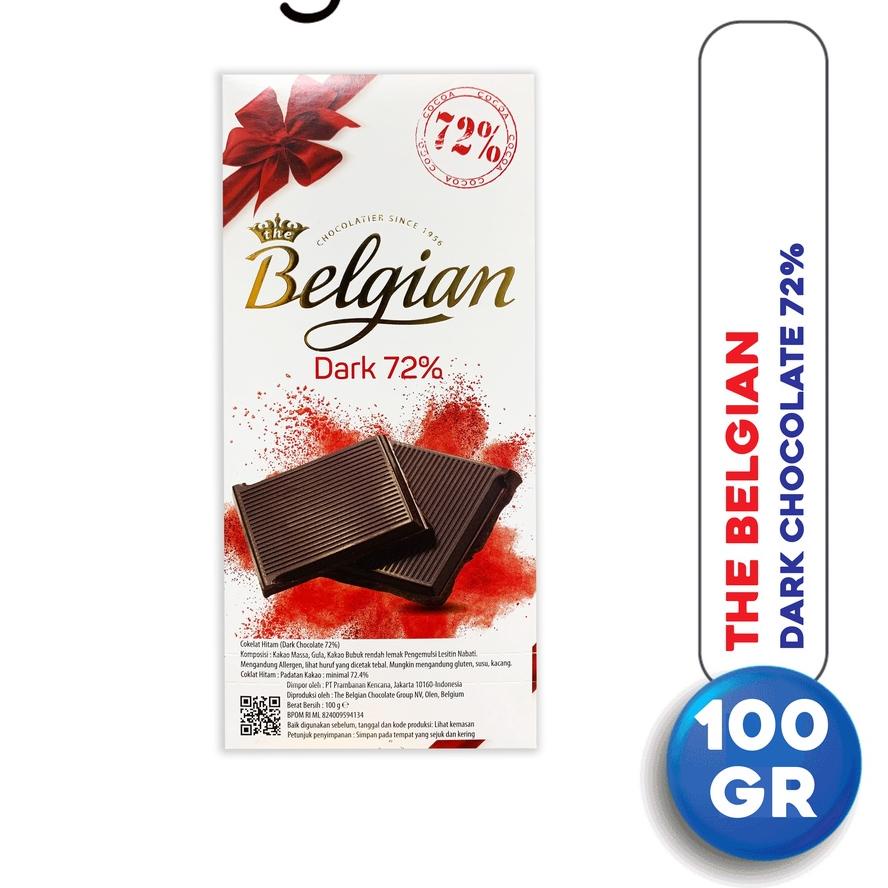 

COD | HJ6 | THE BELGIAN Dark Chocolate 72% 100 gram Cokelat Hitam