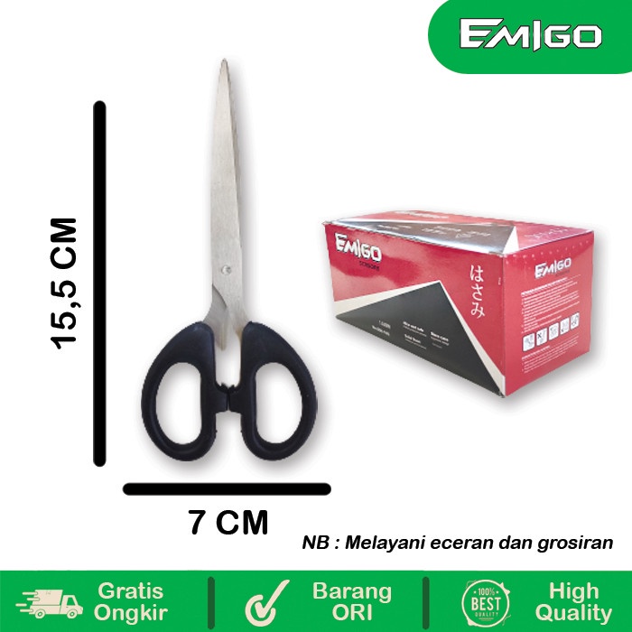 Gunting Sedang Tanggung Emigo 165 (6 Inch, 16cm)