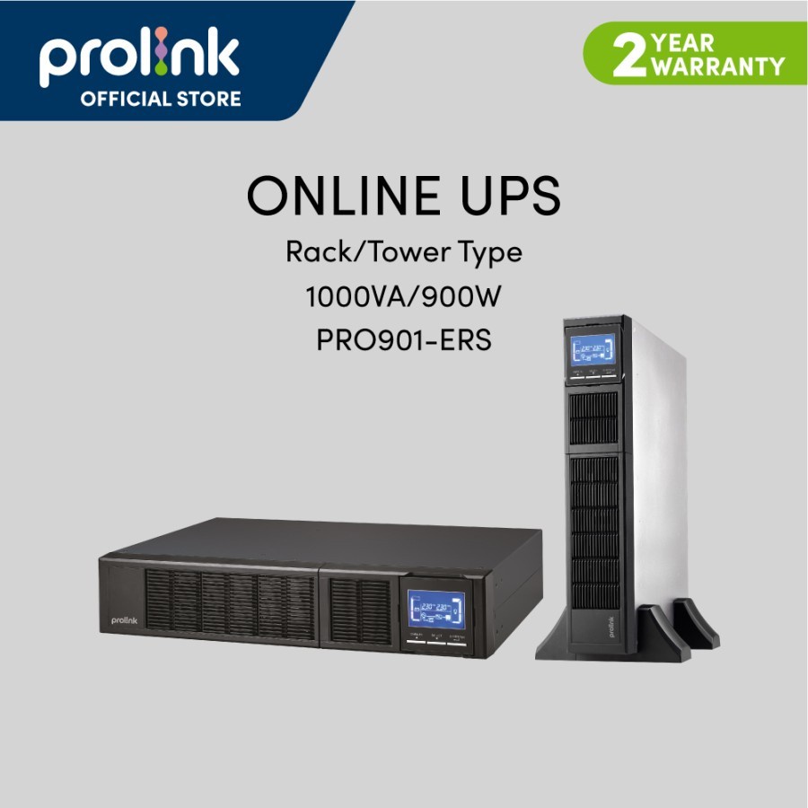 Prolink Professional II+ Online UPS Rack Mount 1KVA-3KVA Pure Sinewave
