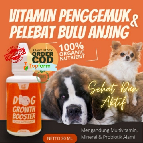 Vitamin Anjing Nafsu Makan 30mL / Vitamin Anjing Menyusui / Suplemen Anjing / Vitamin Anjing Bulu / 