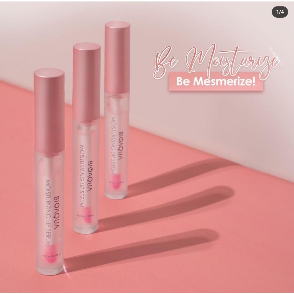 [BPOM][100% ORIGINAL] BIOAQUA Moisturizing Lip Serum Bibir 4ml