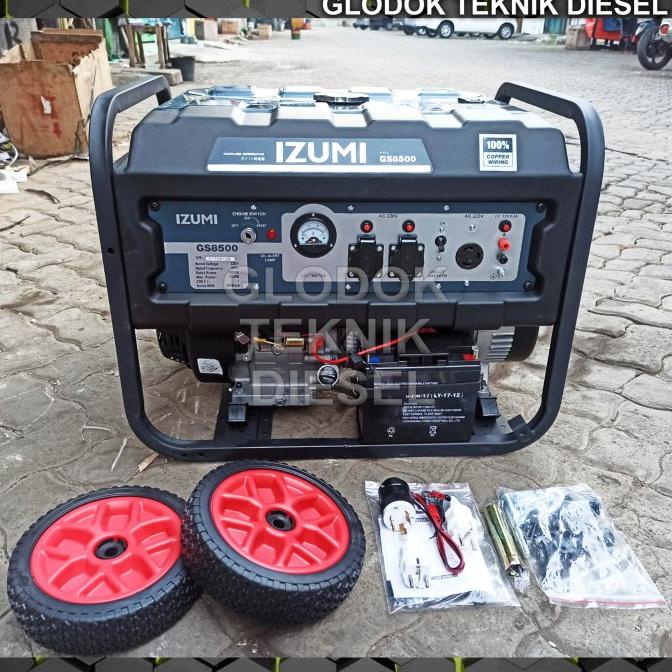 BIG SALE IZUMI GENSET BENSIN 7000 WATT W ( GENERATOR LISTRIK ) GS-8500 SALE