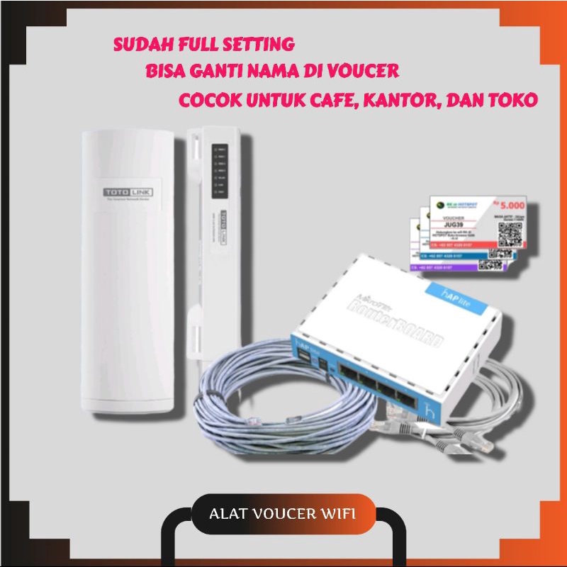 Alat Untuk Usaha Wifi Voucer