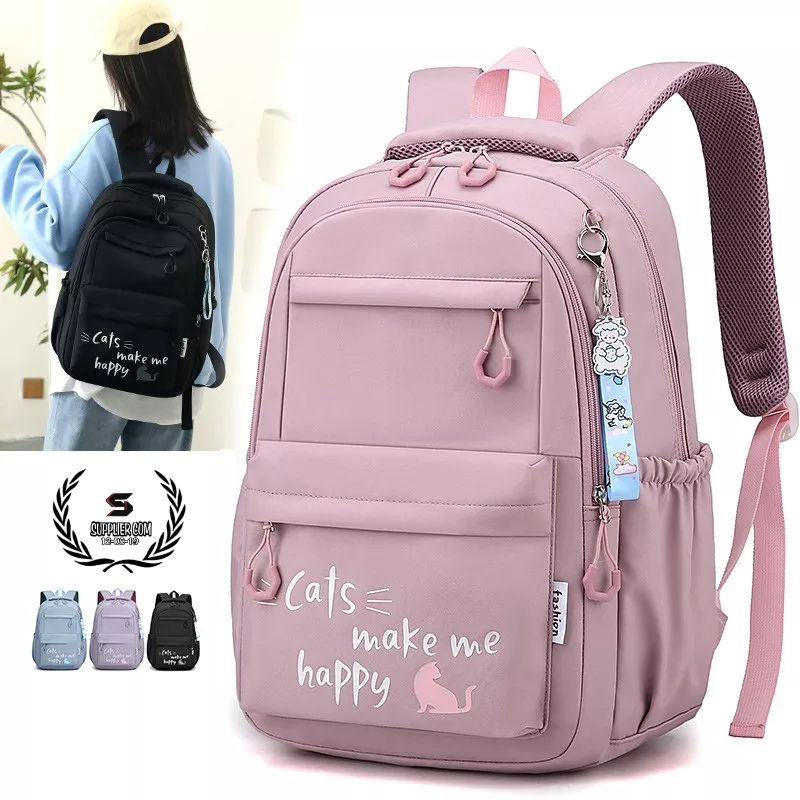 Tas Sekolah Anak Perempuan Sd Smp Sma Backpack Cewek Cowok Ransel Backpack Sekolah Kuliah Ker