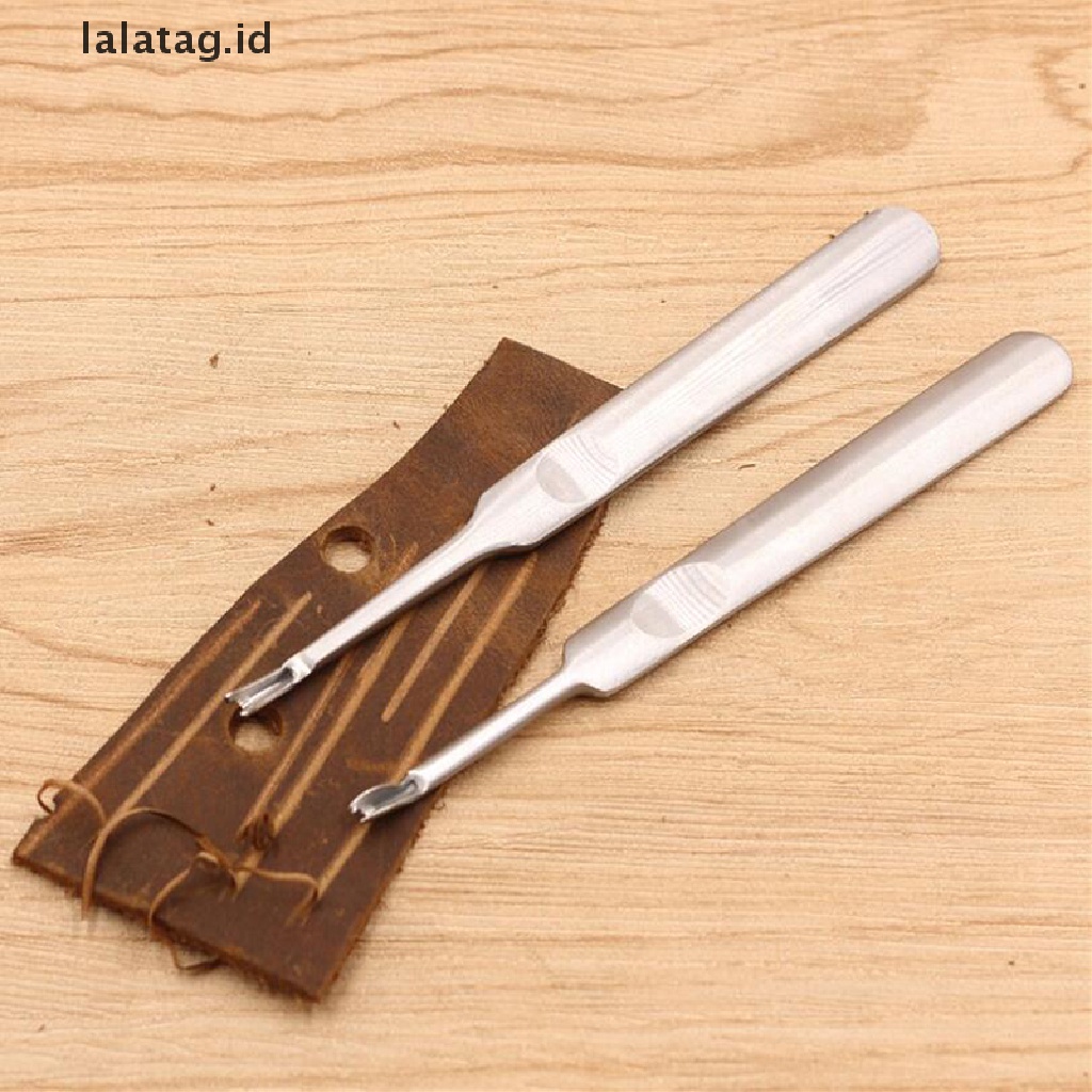[lalatag] Leathercraft Stitching U V Shaped Groover Skiving Edge Beveler Tools [ID]