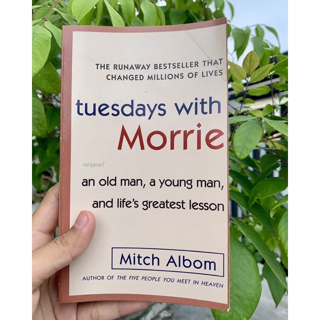 Tuesday with Morrie (Original Preloved Book)