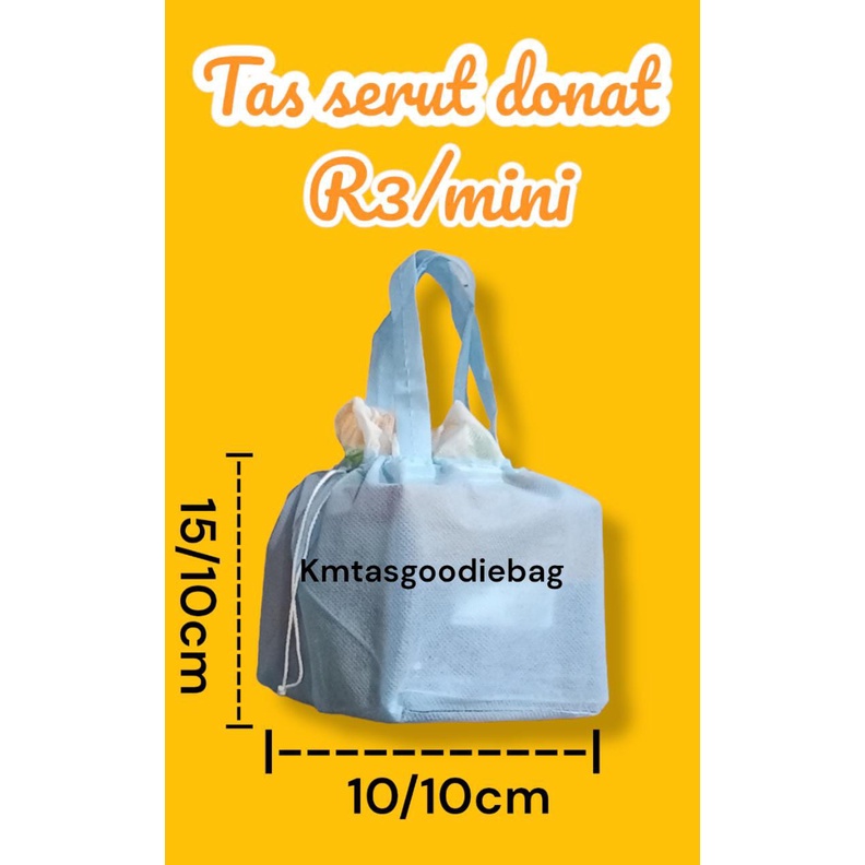 

Goodiebag serut tas kain besek mini r3 isi 12pcs