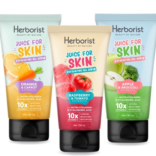 Herborist Juice For Skin Exfoliating Gel Scrub - 150gr
