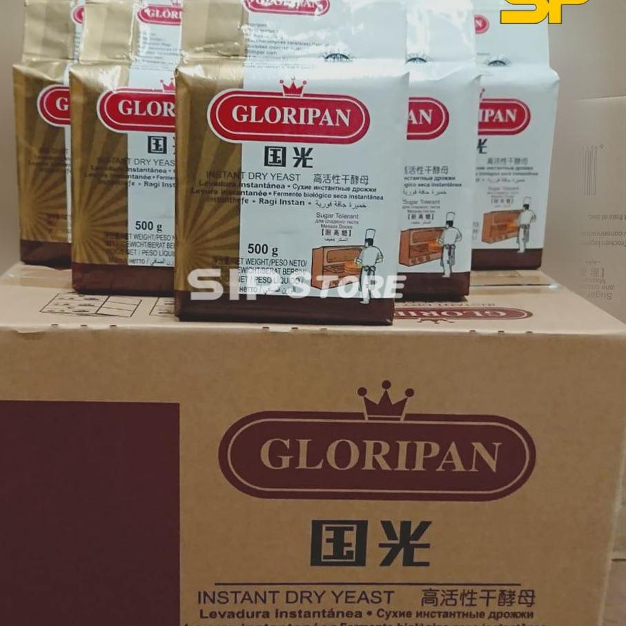 

Codem3M7y GLORIPAN Instant Dry Yeast / Ragi Instan / Pengembang Kue 500gr