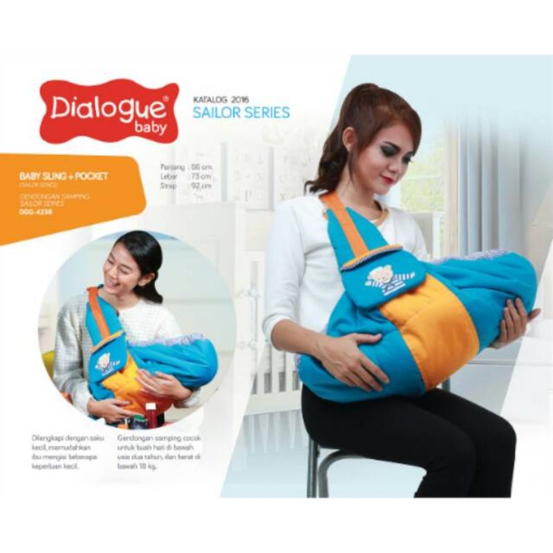 Dialogue Baby DGG 4235 Gendongan Bayi Samping Baby Carrier