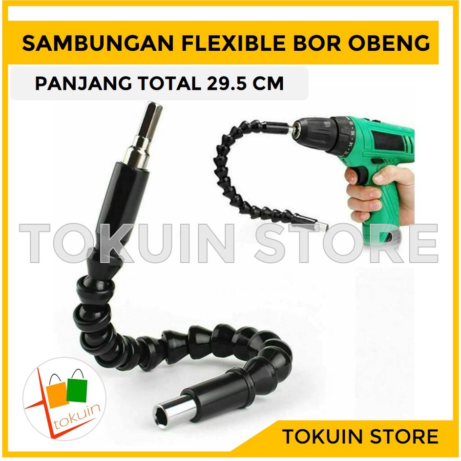 Sambungan Kepala Obeng Bor Flexible Extension Screwdriver Fleksibel