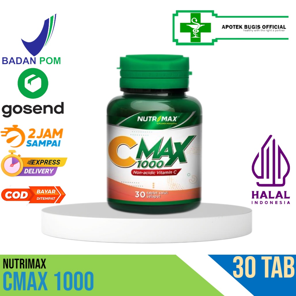 Nutrimax C Max 1000 30 Tablet - Non-Acidic Vitamin C