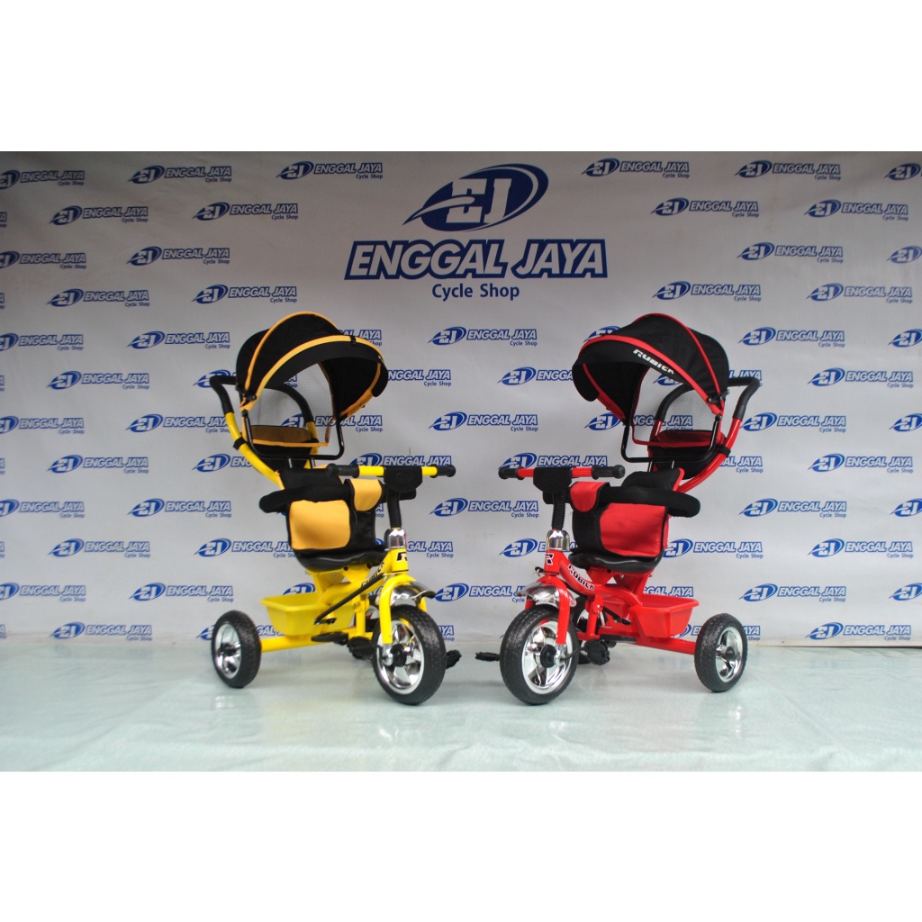 DI KIRIM SUDAH DI RAKIT Tricycle United Genio Rubick RB01 Free Tas - Sepeda Anak Roda 3 Tiga Strolle